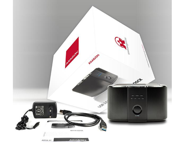 Axagon ADSA-ST Stacja dokująca, USB 3.2 Gen 1 (HDD/SSD clone) - 1185548 - zdjęcie 8